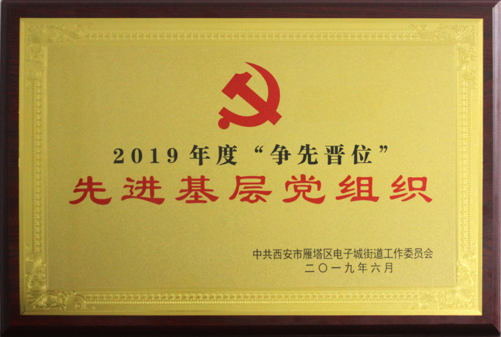 &ldquo;2019年度爭(zhēng)先晉位&rdquo;先進(jìn)基層黨組織